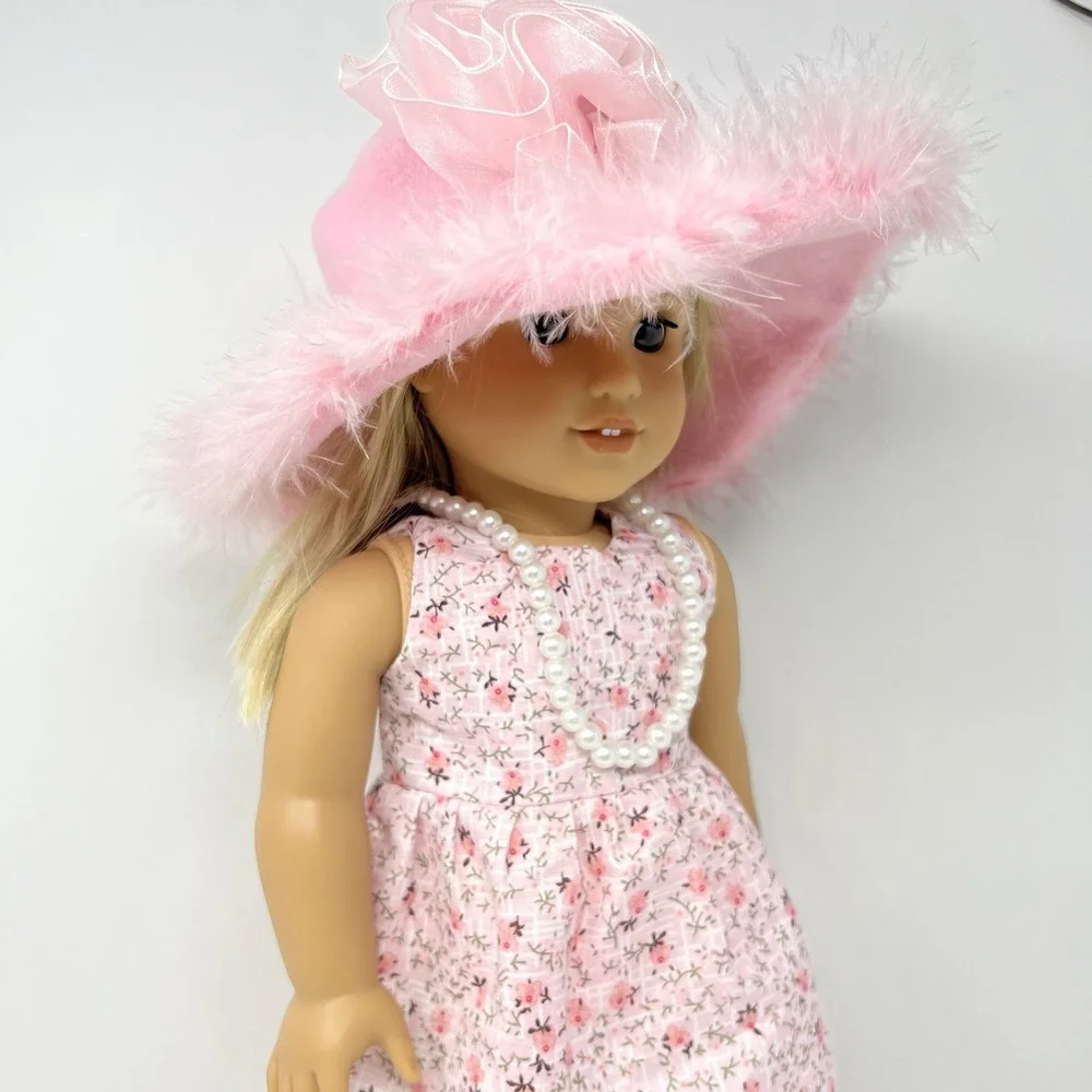 American Girl Doll Julie Albright 2014 Blonde‎ Hair Brown Eyes Pink Outfit 18